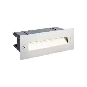 Image of Saxby Seina - Integrated LED Outdoor Recessed Light Marine Grade Brushed Stainless Steel, Frosted IP44