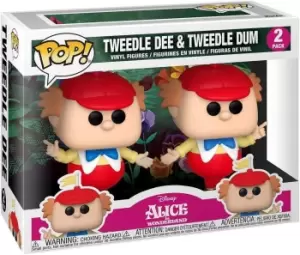 image of Tweedle Dee and Dum (Disney: Alice In Wonderland) Funko Pop! Vinyl Figure 2-Pack