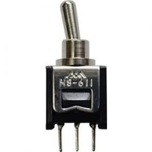 Image of Toggle switch 250 V AC 0.15 A 1 x OnOn 611A