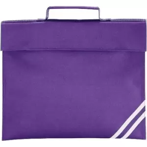 image of Classic Book Bag - 5 Litres (Pack of 2) (One Size) (Purple) - Quadra