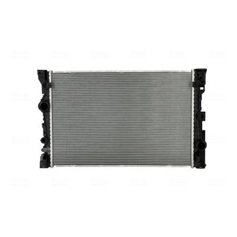 Image of NISSENS 607205 Engine radiator Aluminium, Brazed cooling fins, without expansion tank, without gasket/seal Radiator,engine cooling (470)