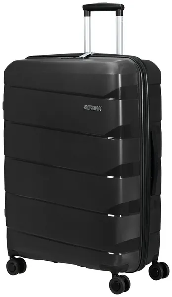 image of American Tourister Airmove VZDVD Spinner Large Hardshell Black Suitcase