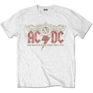 Image of AC/DC - Oz Rock Mens XX-Large T-Shirt - White