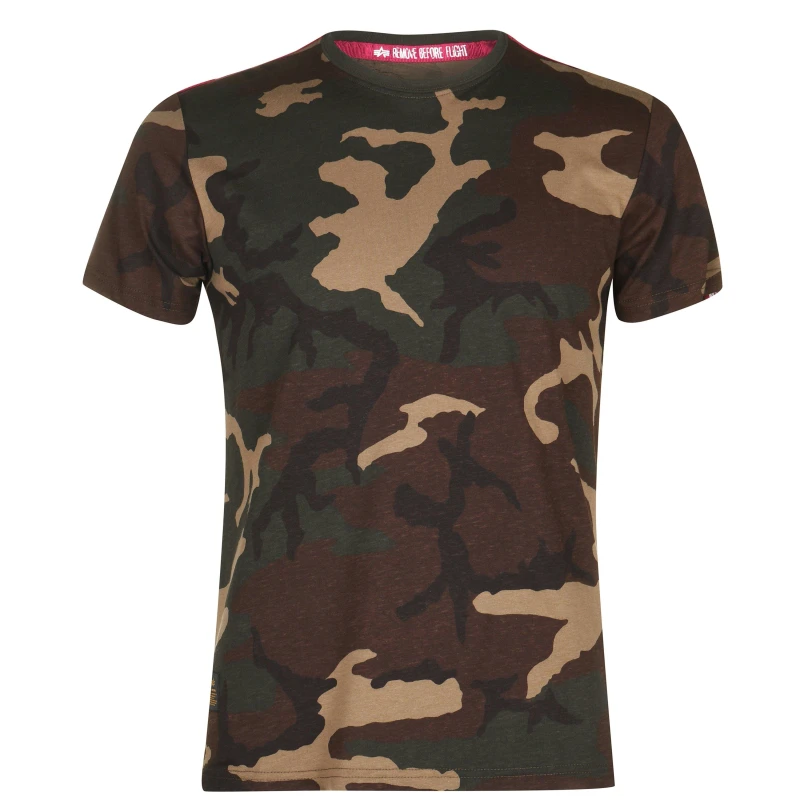 Image of Alpha Industries Rbf Tape T-Shirt Green male Medium