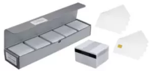 Image of Zebra Card, White PVC, 30 Mil, Retransfer-Ready, 500 cards per...