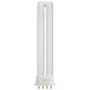 Image of Crompton Lamps CFL PLS-E 9W 4-Pin Dimmable Single Turn Cool White Frosted SE-Type