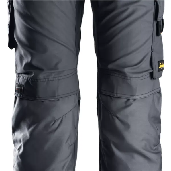 image of Snickers AllroundWork Work Trousers - Steel Grey/Steel Grey - 100