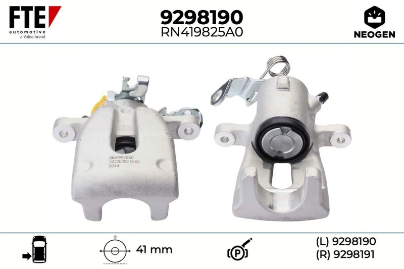 Image of Brake caliper FTE 9298190
