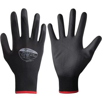 image of 405-MAT Matrix P Palm-side Coated Black Gloves - Size 11