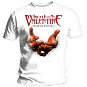 image of BFMV Temper Temper Blood Hands T Shirt: Large