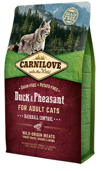 Image of Carnilove Adult Duck and Pheasant Cat Food 6kg