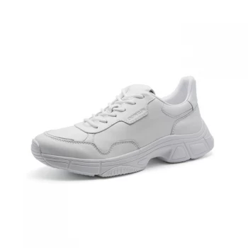 Image of Calvin Klein Demos Top Lace Up Trainers - White