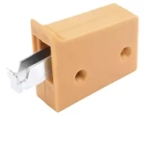 Image of Universal Wall Hanging Brackets For Kitchen Cabinets - Colour Maple - Pack of 10