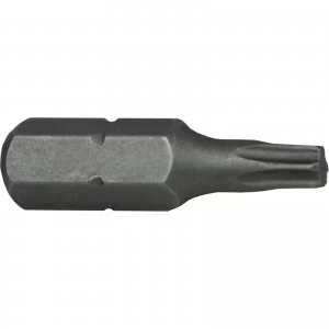 Image of Faithfull Star Security S2 Grade Steel Screwdriver Bits T10 25mm Pack of 3