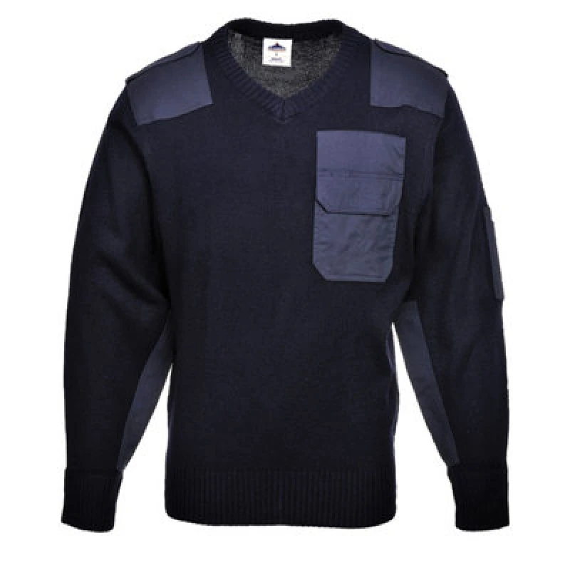 Image of Portwest Nato Mens Sweater B310NARL Colour: Navy