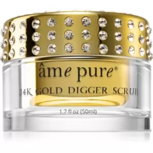 image of ame pure 24K Gold Digger Scrub Cleansing Peeling With 24 Carat Gold 50ml