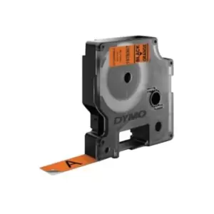 Image of D1 Label Tape 12mmx7m Black on White