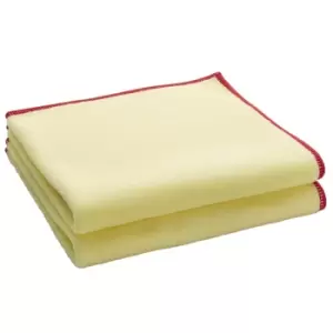 Image of E-Cloth Duster (Pack of 2) (One Size) (Haze Yellow)