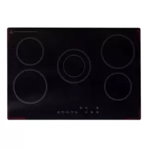 image of Montpellier CT750 75cm 5-Zone Ceramic Hob - Black