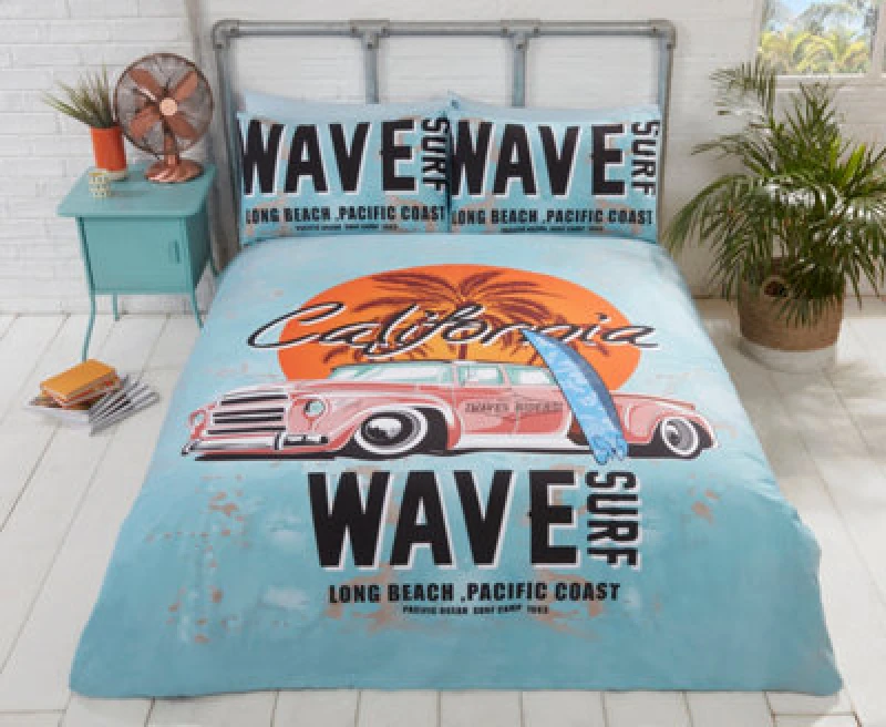 Image of Rapport Home California Polycotton Duvet Set With Pillowcase