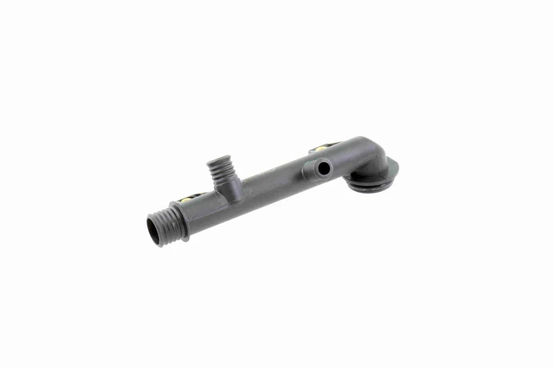 Image of VAICO V20-0737 Coolant Flange without gasket/seal, Front, Original VAICO Quality Coolant Flange (3219)
