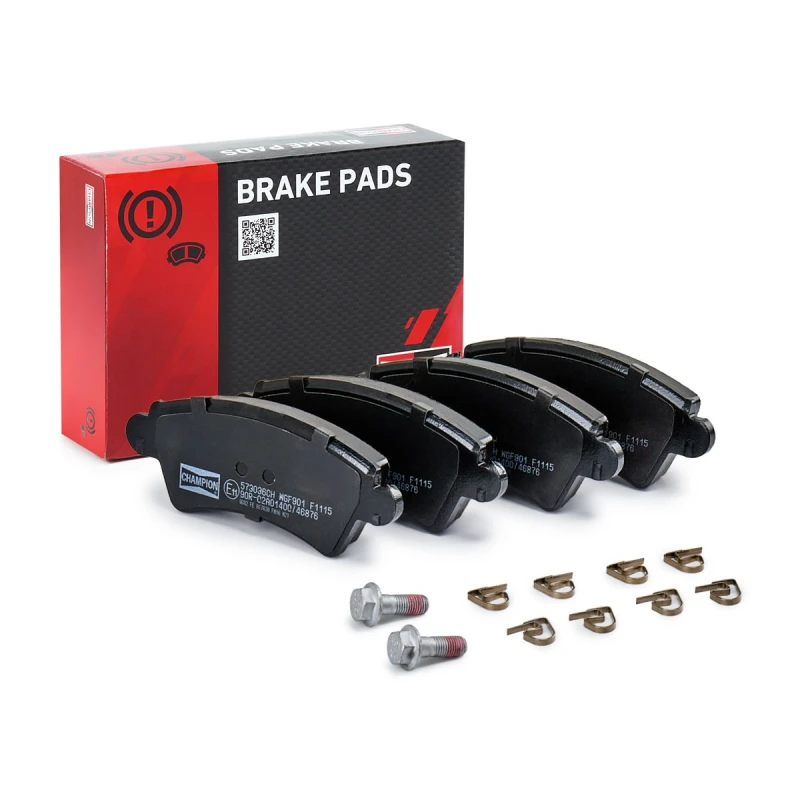 Image of CHAMPION 573036CH Brake pad set not prepared for wear warning indicator Brake Pad Set,disc brake (402)