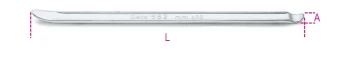 Image of Beta Tools 962 Tyre Lever 600mm 009620006