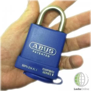 image of ABUS Marine Weatherproof Stainless Steel Open-Shackle Padlock