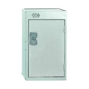 image of One Compartment Quarto Locker D300mm Light Grey Door MC00074