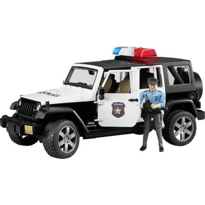 Image of Bruder bruder Brother Jeep Wrangler UR police 02526