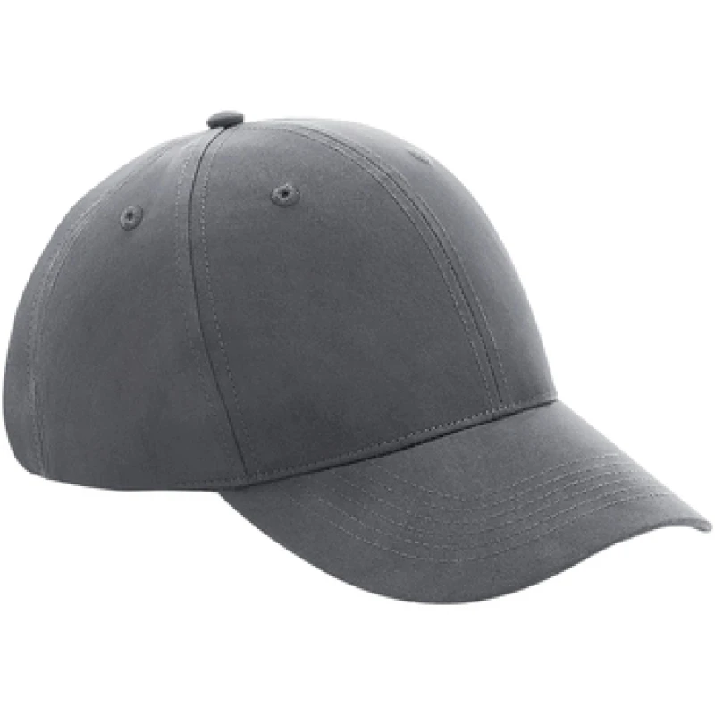 Image of Beechfield Beechfield Men Pro-Style Heavy Brushed Cotton Baseball Cap Headwear in Mid Grey Mid Grey One Size Male 5055747773729