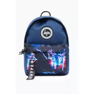 image of Hype Space Dinosaur Mini Backpack (One Size) (Blue/Black)