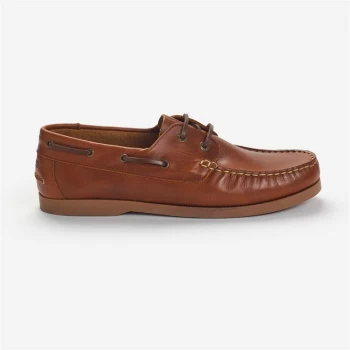 image of Jack Wills Leather Boat Shoes - Tan