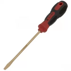 image of Sealey NS093 Screwdriver Slotted 4 x 100mm Non-Sparking