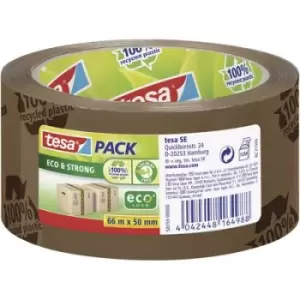 Image of Tesapack Eco & Strong 66 m x 50 mm Brown (Printed)