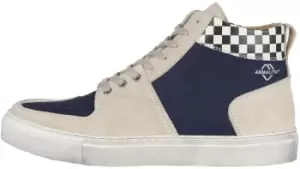 Image of Helstons Grandprix Motorcycle Boots, blue-beige, Size 41, blue-beige, Size 41