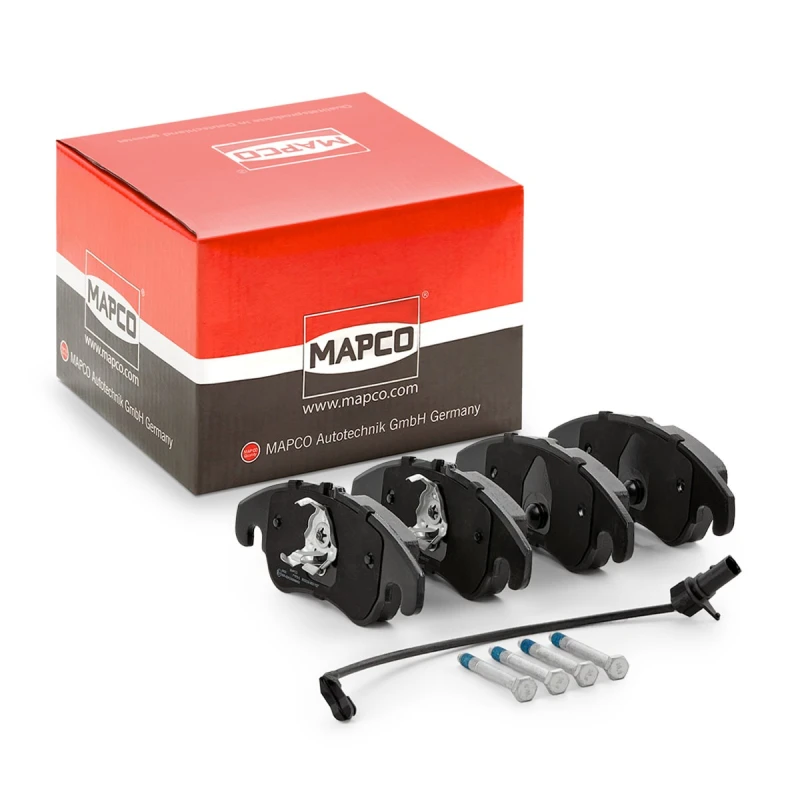 Image of MAPCO 6930 Brake pad set Front Axle, incl. wear warning contact Brake Pad Set,disc brake (402)