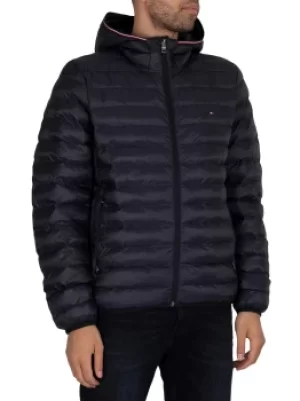 Image of Packable Recycled Hooded Jacket