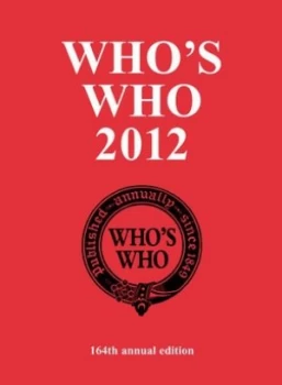 Image of Whos Who 2012 Hardback