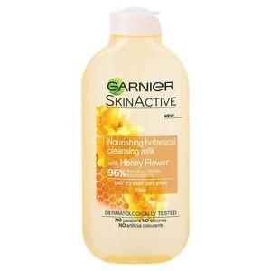 Image of Garnier Natural Honey Flower Cleansing Milk Dry Skin 200ml