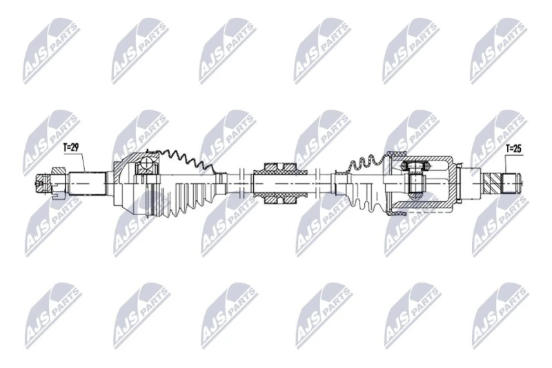 Image of NTY Drive shaft NTY NPW-NS-179
