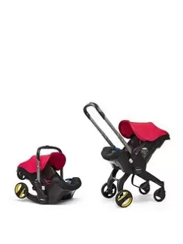 image of Doona Doona+ Infant Car Seat - Flame Red, Red