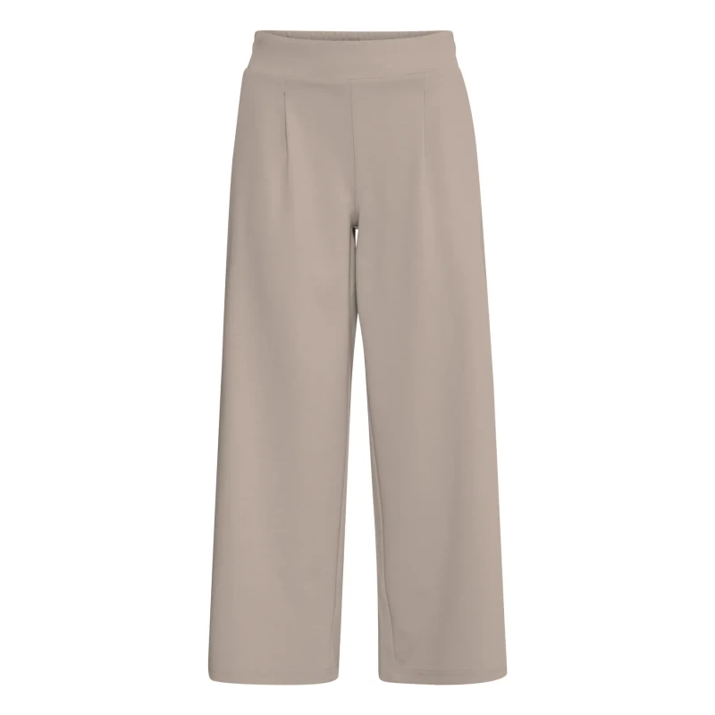 Image of Ichi Womens wide-leg trousers Ichi Kate Beige Female L