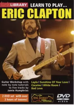 Image of Lick Library: Learn to Play Eric Clapton - DVD - Used