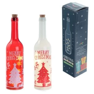 Image of Christmas Elf Decorative LED Glass Light Jar (1 Random Supplied)