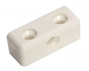 image of Wickes Plastic Fixit Block - White Pack of 100