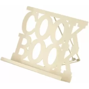 image of Cream Enamel Cook Book Stand - Premier Housewares