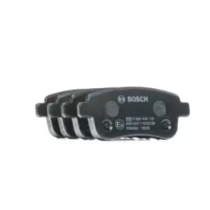 Image of Bosch Brake pad set RENAULT 0 986 494 735 440601416R,440603558R,440604694R 440601416R,440603558R,440604694R