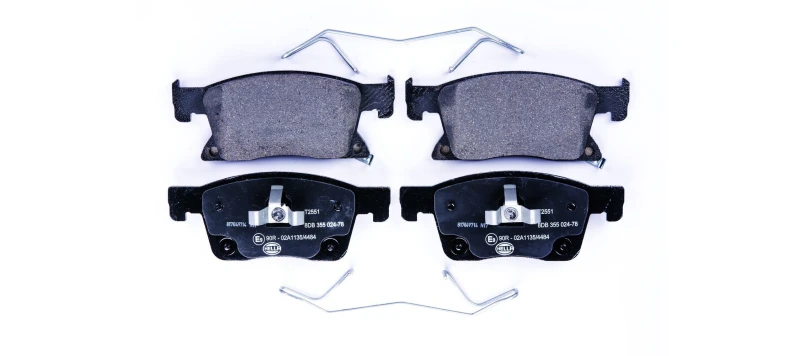 Image of HELLA Brake pad set HELLA 8DB 355 024-781