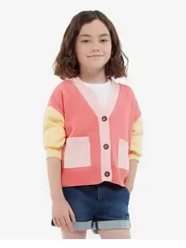 image of Barbour Girls Lyla Cardigan - Multi, Size Age: 14-15 Years, Women